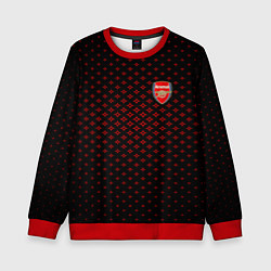 Свитшот детский Arsenal: Sport Grid, цвет: 3D-красный