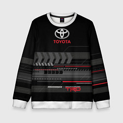 Свитшот детский Toyota TRD, цвет: 3D-белый