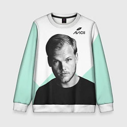 Свитшот детский Avicii: Tim Bergling, цвет: 3D-белый