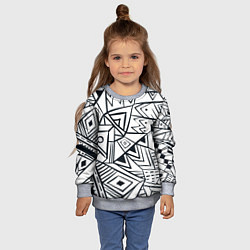Свитшот детский Boho Style, цвет: 3D-меланж — фото 2