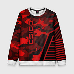 Детский свитшот CS:GO Red Camo