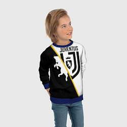 Свитшот детский FC Juventus: Football Point, цвет: 3D-синий — фото 2
