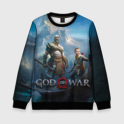 Свитшот детский God of War, цвет: 3D-черный