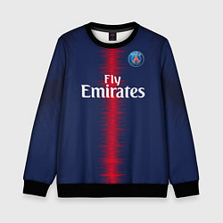 Свитшот детский FC PSG: Home 18-19, цвет: 3D-черный