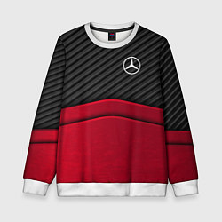 Детский свитшот Mercedes Benz: Red Carbon