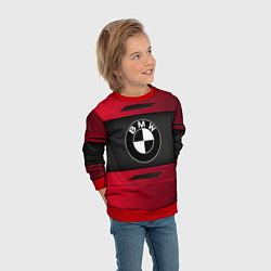 Свитшот детский BMW SPORT, цвет: 3D-красный — фото 2