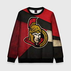 Свитшот детский HC Ottawa Senators: Old Style, цвет: 3D-черный