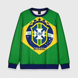 Свитшот детский CBF Brazil, цвет: 3D-синий