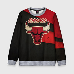 Свитшот детский Chicago Bulls: Old Style, цвет: 3D-меланж