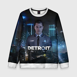 Свитшот детский Detroit: Connor, цвет: 3D-белый