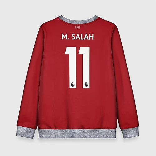 Детский свитшот FC Liverpool: Salah Home 18/19 / 3D-Меланж – фото 2