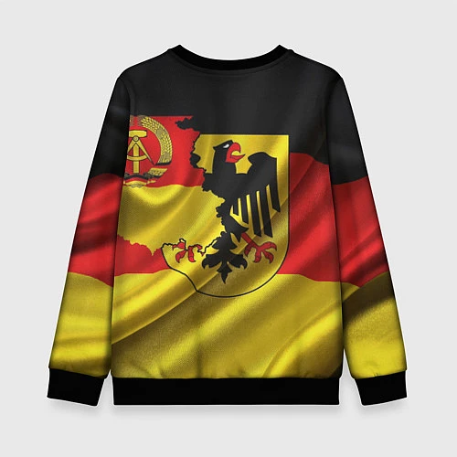 Детский свитшот Germany Style / 3D-Черный – фото 2