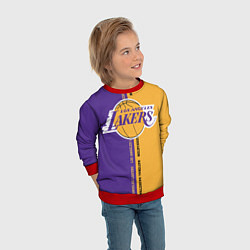 Свитшот детский NBA: LA Lakers, цвет: 3D-красный — фото 2