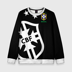 Свитшот детский Brazil Team: Exclusive, цвет: 3D-белый