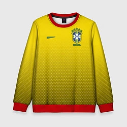 Свитшот детский Brazil Team: WC 2018, цвет: 3D-красный