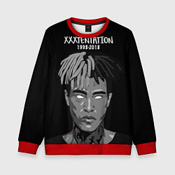 Свитшот детский XXXTentacion: 1998-2018, цвет: 3D-красный