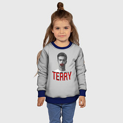 Свитшот детский Terry Face, цвет: 3D-синий — фото 2