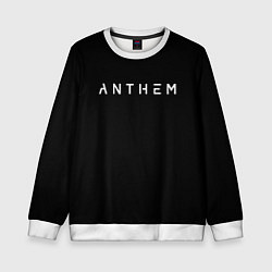 Свитшот детский ANTHEM: Black Style, цвет: 3D-белый