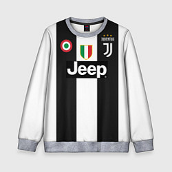 Свитшот детский FC Juventus 18-19, цвет: 3D-меланж