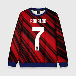 Свитшот детский Ronaldo 7: Red Sport, цвет: 3D-синий