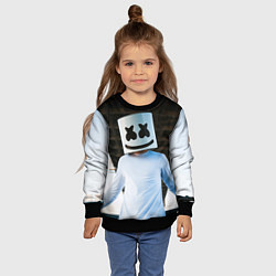 Свитшот детский Marshmallow Electronic, цвет: 3D-черный — фото 2