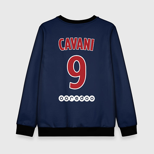 Детский свитшот FC PSG Cavani 18-19 / 3D-Черный – фото 2
