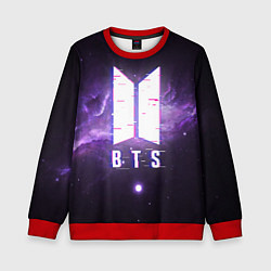 Свитшот детский BTS: Violet Space, цвет: 3D-красный
