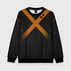 Свитшот детский KATSUKI BAKUGOU полосы, цвет: 3D-черный