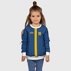 Свитшот детский Fallout: Vault 111, цвет: 3D-белый — фото 2