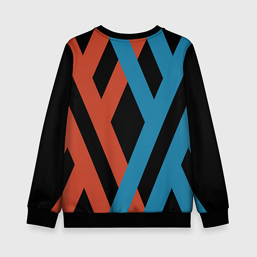 Детский свитшот Darling in the Franxx / 3D-Черный – фото 2