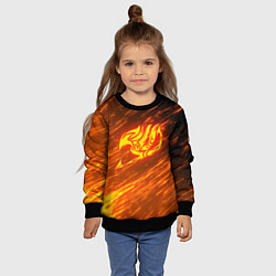 Свитшот детский NATSU DRAGNEEL, цвет: 3D-черный — фото 2