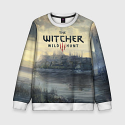 Свитшот детский The Witcher 3: Wild Hunt, цвет: 3D-белый
