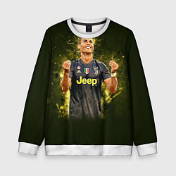 Свитшот детский Ronaldo: Juve Sport, цвет: 3D-белый