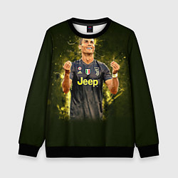 Свитшот детский Ronaldo: Juve Sport, цвет: 3D-черный