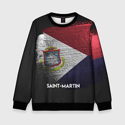 Свитшот детский Saint Martin Style, цвет: 3D-черный