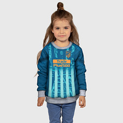 Свитшот детский Griezmann alternative 18-19, цвет: 3D-меланж — фото 2