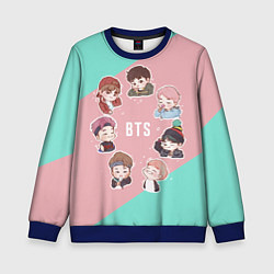 Свитшот детский BTS Boys, цвет: 3D-синий