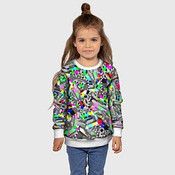 Свитшот детский Экран профилактики, цвет: 3D-белый — фото 2