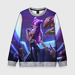 Свитшот детский KaiSa KDA, цвет: 3D-меланж