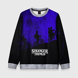 Свитшот детский Stranger Things: Moon Biker, цвет: 3D-меланж