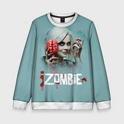 Свитшот детский I Zombie, цвет: 3D-белый