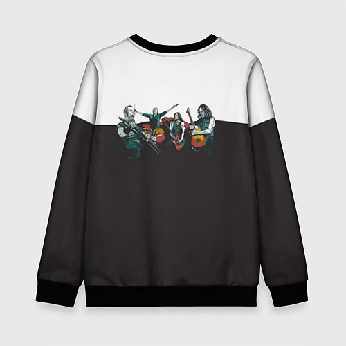 Детский свитшот Metallica / 3D-Черный – фото 2