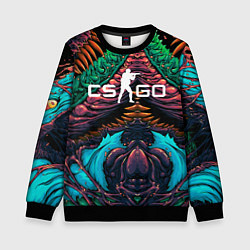 Свитшот детский CS GO hyper beast skin, цвет: 3D-черный