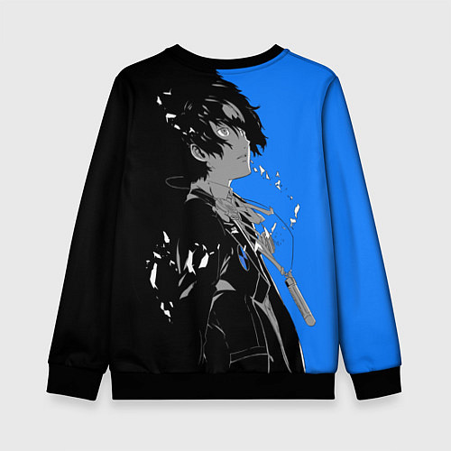 Детский свитшот Makoto Yuki: Persona 5 / 3D-Черный – фото 2