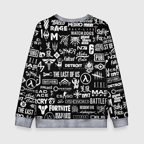 Детский свитшот Истинный геймер / 3D-Меланж – фото 2