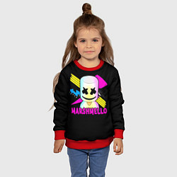 Свитшот детский Marshmello DJ, цвет: 3D-красный — фото 2