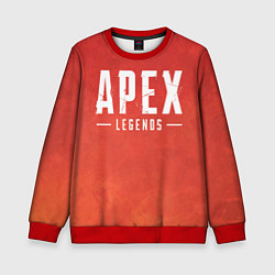 Свитшот детский Apex Legends: Red Logo, цвет: 3D-красный