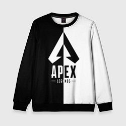 Свитшот детский Apex Legends: Black & White, цвет: 3D-черный