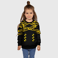 Свитшот детский ASAP Rocky Testing, цвет: 3D-черный — фото 2