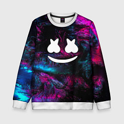 Детский свитшот Marshmello NEON